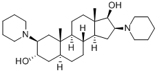 2,16-双(哌啶-1-基)雄甾-3,17-二醇 结构式