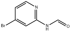 N-(4-溴吡啶-2-基)甲酰胺 结构式