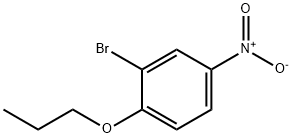 2-Bromo-4-nitro-1-propoxybenzene 结构式