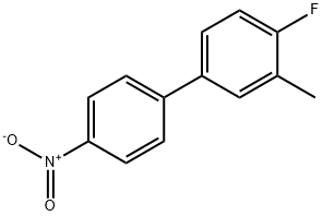 1-Fluoro-2-methyl-4-(4-nitrophenyl)benzene 结构式