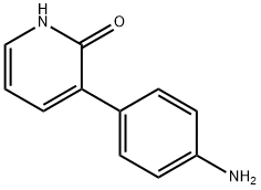 3-(4-氨基苯基)-1H-吡啶-2-酮 结构式