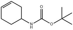 氨基甲酸, N-3-环己烯-1-基-, 1,1-二甲基乙酯 结构式