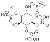 D-MYO-INOSITOL 1,3,4,5-TETRAKIS-PHOSPHATE POTASSIUM SALT 结构式