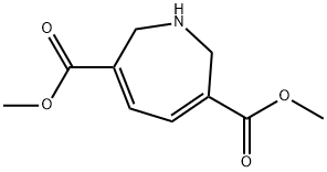 2,7-二氢-1H-氮杂卓-3,6-二甲酸二甲酯 结构式