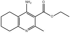 4-氨基-2-甲基-5,6,7,8-四氢喹啉-3-羧酸乙酯 结构式