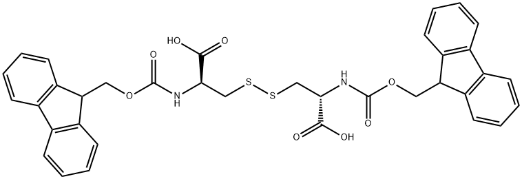 FMOC-胱氨酸 结构式