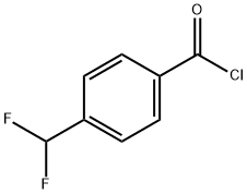 4-(二氟甲基)苯甲酰氯 结构式