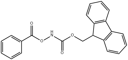 (9H-FLUOREN-9-YL)METHYL BENZOYLOXYCARBAMATE 结构式