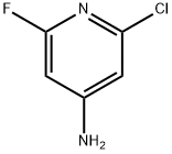 2-氯-6-氟吡啶-4-胺 结构式