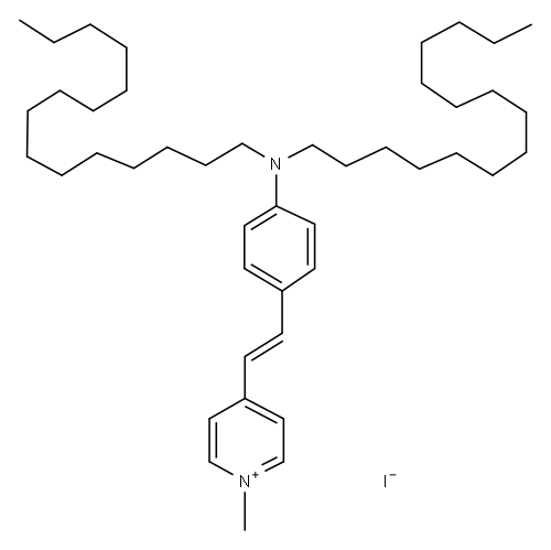 4-（4-双十五烷基氨苯乙烯）-1-甲基吡啶鎓碘 结构式