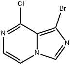 IMidazo[1,5-a]pyrazine, 1-broMo-8-chloro- 结构式