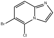 6-溴-5-氯咪唑并〔1,2-A〕吡啶 结构式