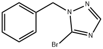 1-苄基-5-溴-1,2,4-1H-三氮唑 结构式