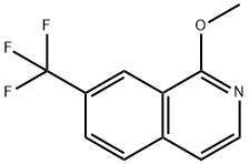 7-(trifluoroMethyl)-1-Methoxyisoquinoline 结构式