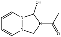 1H-[1,2,4]Triazolo[1,2-a]pyridazin-1-ol,  2-acetyl-2,3-dihydro-  (9CI) 结构式