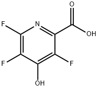 3,5,6-三氟-4-羟基-2-吡啶甲酸 结构式