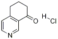 6,7-二氢-5H-异喹啉-8-酮盐酸盐 结构式