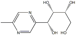 2-METHYL-6-ARABOTETRAHYDROXYBUTYLPYRAZINE 结构式