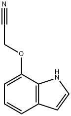 7-(氰基甲氧基)吲哚 结构式