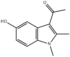 1-(5-HYDROXY-1,2-DIMETHYL-1H-INDOL-3-YL)-ETHANONE 结构式