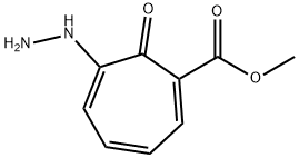 1,3,5-Cycloheptatriene-1-carboxylicacid,6-hydrazino-7-oxo-,methylester 结构式