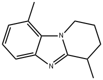 Pyrido[1,2-a]benzimidazole, 1,2,3,4-tetrahydro-4,9-dimethyl- (9CI) 结构式