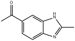 1-(2-甲基-1H-苯并[D]咪唑-5-基)乙酮 结构式