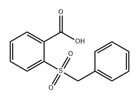 2-(磺酰基苄)苯甲酸 结构式