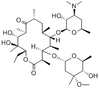 6-deoxyerythromycin A 结构式