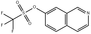 异喹啉-7-基三氟甲磺酸盐 结构式