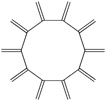 1,2,3,4,5,6,7,8,9,10-Deca(methylene)cyclodecane 结构式