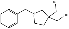 (1-BENZYLPYRROLIDINE-3,3-DIYL)DIMETHANOL 结构式