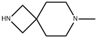 7-甲基-2,7-二氮杂螺[3.5]壬烷 结构式
