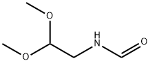 N-(2,2-二甲氧基乙基)甲酰胺 结构式