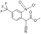 Benzeneacetic acid, a-cyano-2-nitro-4-(trifluoromethyl)-,methyl ester