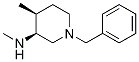 (3S,4S)-1-苄基-N,4-二甲基哌啶-3-胺 结构式