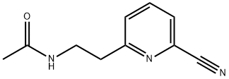 Acetamide,  N-[2-(6-cyano-2-pyridinyl)ethyl]- 结构式