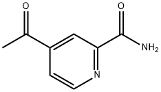 2-Pyridinecarboxamide, 4-acetyl- (9CI) 结构式