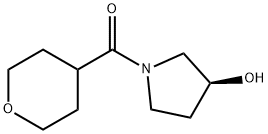 [(3S)-3-HYDROXYPYRROLIDIN-1-YL](OXAN-4-YL)METHANONE 结构式