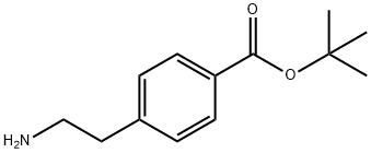 4-(2-氨基乙基)苯甲酸叔丁酯 结构式