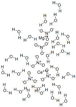cerium(III) magnesium nitrate tetracosahydrate 结构式