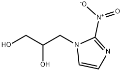 3-(2-硝基-1H-咪唑-1-基)-1,2-丙二醇 结构式