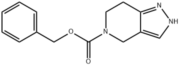 2,4,6,7-Tetrahydro-pyrazolo[4,3-c]pyridine-5-carboxylic acid benzyl ester 结构式