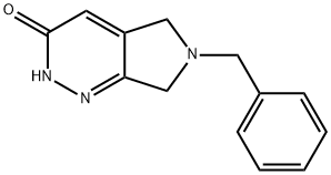 6-苄基-6,7-二氢-5H-吡咯并[3,4-C]哒嗪-3-醇 结构式