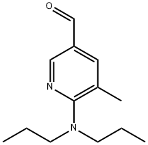 6-(二丙氨基)-5-甲基烟醛 结构式