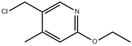 Pyridine, 5-(chloroMethyl)-2-ethoxy-4-Methyl- 结构式