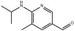 6-(isopropylaMino)-5-Methylnicotinaldehyde 结构式