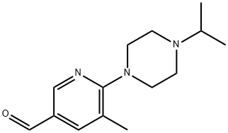 6-(4-异丙基哌嗪-1-基)-5-甲基烟醛 结构式