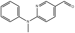 6-(甲基(苯基)氨基)烟醛 结构式