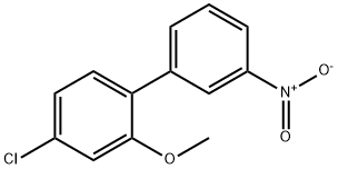 4-氯-2-甲氧基-1-(3-硝基苯基)苯 结构式